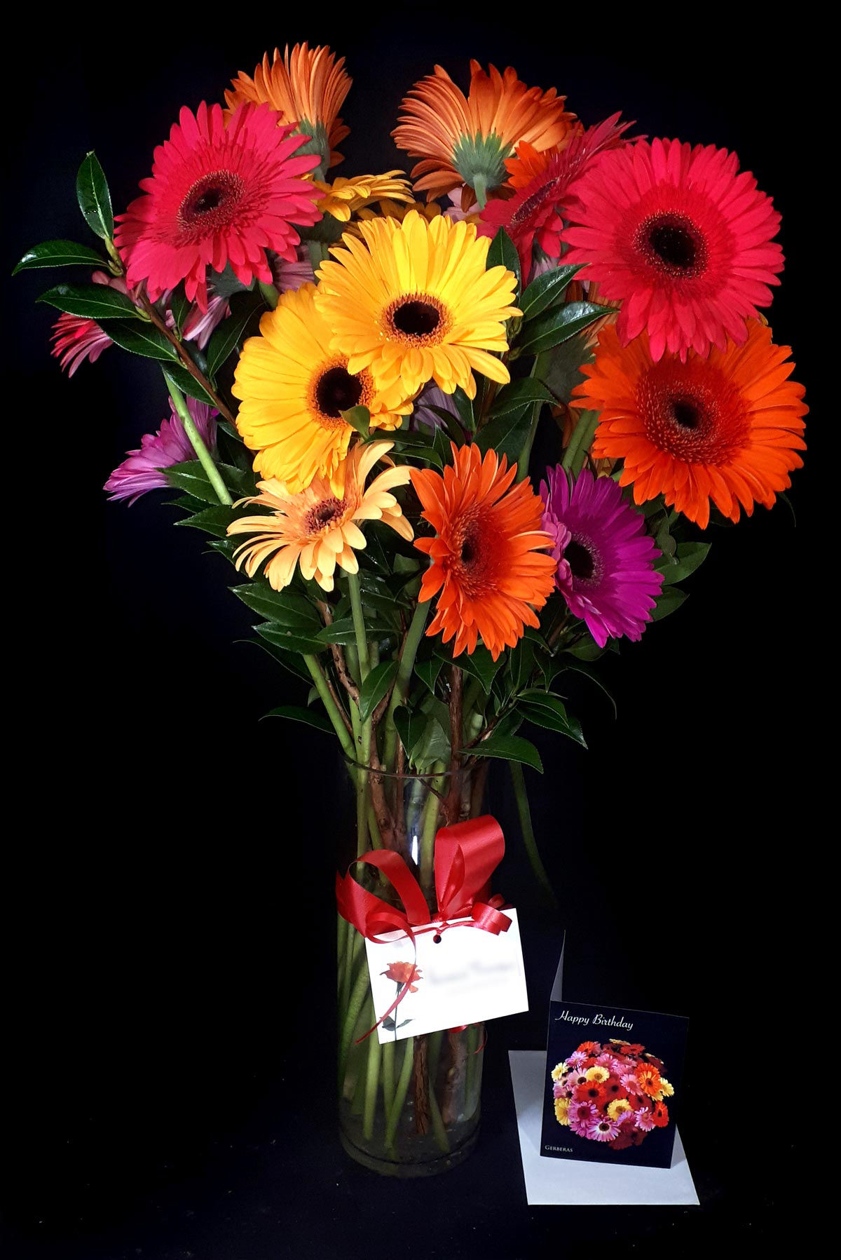 20 GERBERAS IN VASE